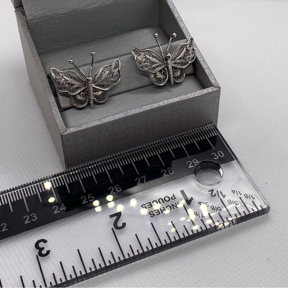 Special 925  Silver hand crafted TELKARI Art earrings - Picture 9 of 10